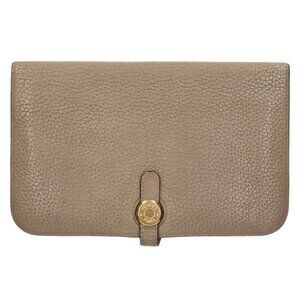 Hermes Dogon GM Togo Wallet With Pouch